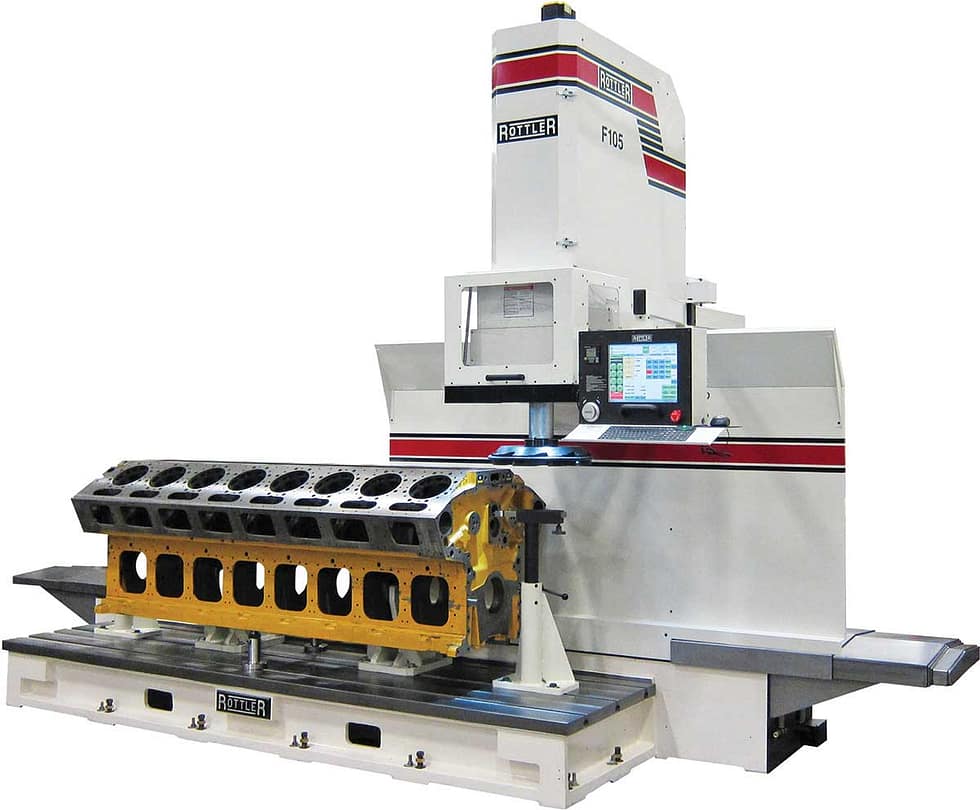 Rot 13 Machine Rottler EM105H | HD Boring, Surfacing & Line Boring Machine